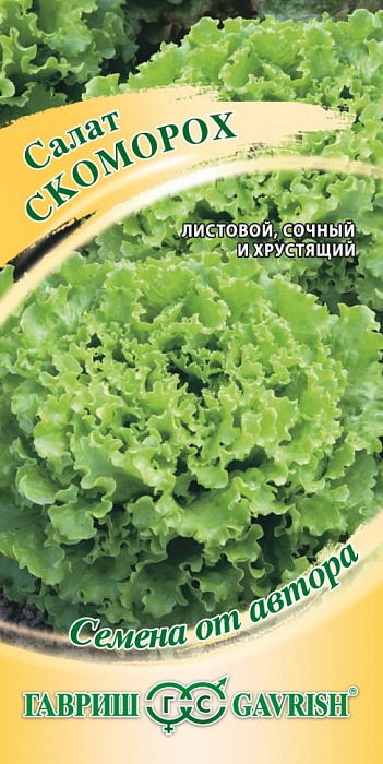 картинка Салат Скоморох 1г ц/п (Гавриш) листовой, хрустящий   магазин Одежда+ являющийся официальным дистрибьютором в России 