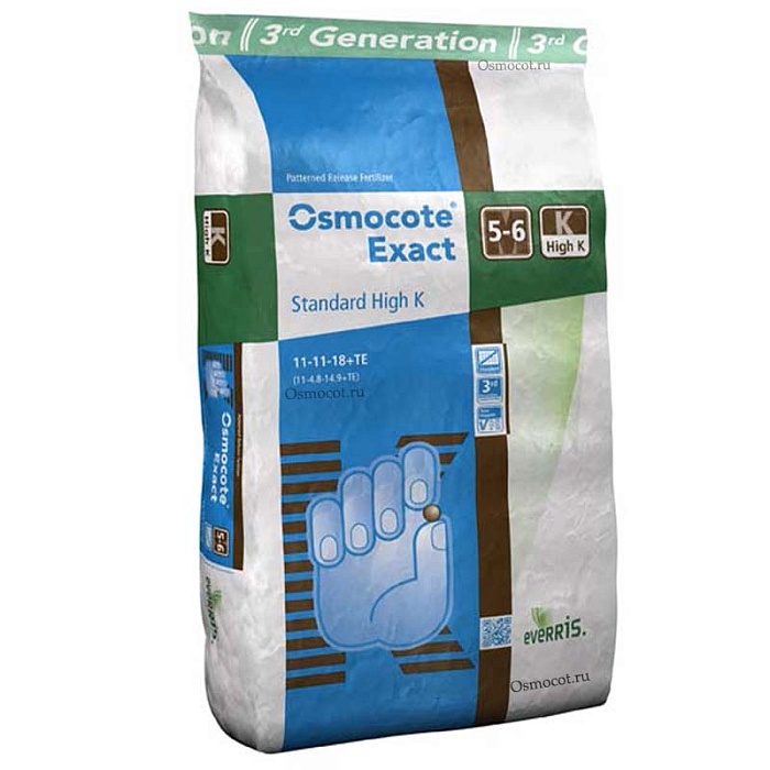 картинка Осмокот 1кг Exact Higt К 5-6мес NPK 12-8-19+ТЕ (ЛамаТ) 2/100 магазин Одежда+ являющийся официальным дистрибьютором в России 