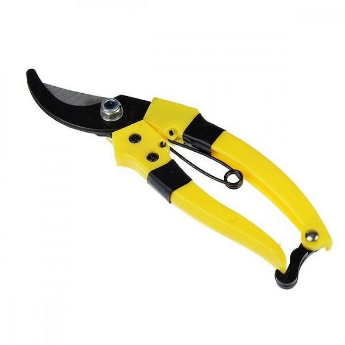 картинка Секатор 19см возвратн.пружина металл/пластик 682156 магазин Одежда+ являющийся официальным дистрибьютором в России 