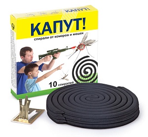 Спирали от комаров КАПУТ Стандарт (ВХ) 5/60 