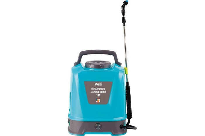 картинка Опрыскиватель аккумуляторный ранцевый Velli 5л  магазин Одежда+ являющийся официальным дистрибьютором в России 
