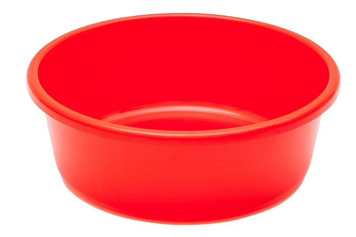 картинка Таз 16л Иволга цветной круглый с оботком БР0316 магазин Одежда+ являющийся официальным дистрибьютором в России 