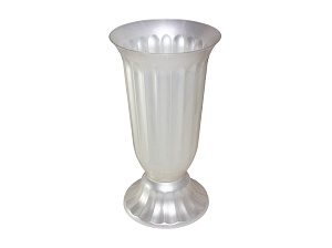 Ваза для цв.под срезку Цветочная №4 (17л) белая 03004 (Милих) 2/10