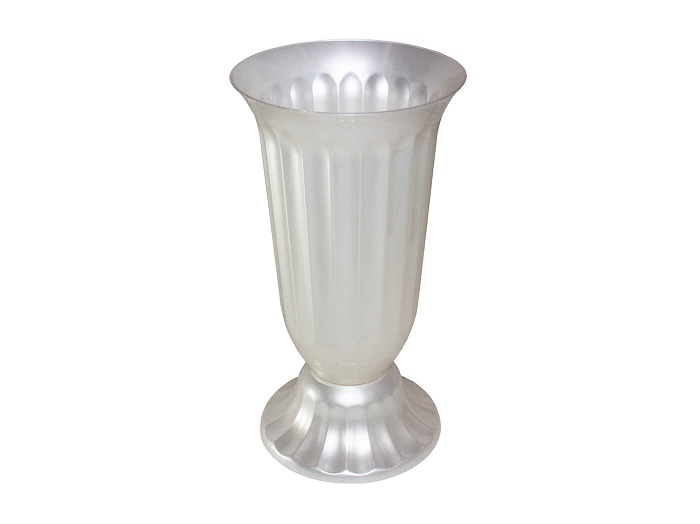 картинка Ваза для цв.под срезку Цветочная №4 (17л) белая 03004 (Милих) 2/10 магазин Одежда+ являющийся официальным дистрибьютором в России 