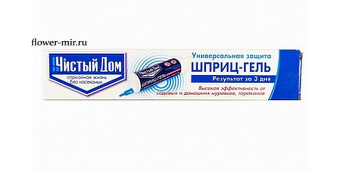 картинка Гель Чистый дом 20мл от муравьев и тараканов (ТехЭкс) 5/45 магазин Одежда+ являющийся официальным дистрибьютором в России 