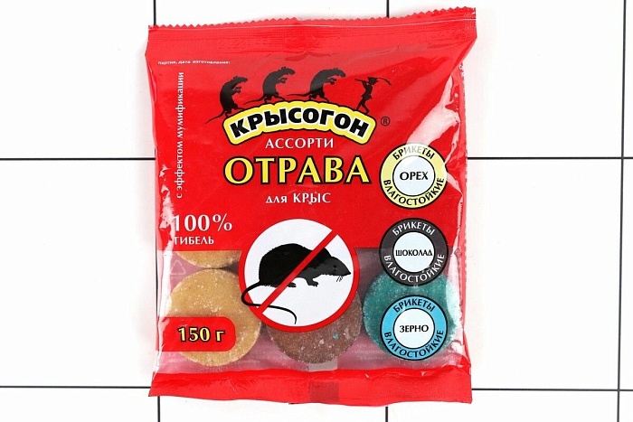 картинка Эфа (Крысогон) Ассорти брикет 150г (Агровит) 5/	 магазин Одежда+ являющийся официальным дистрибьютором в России 