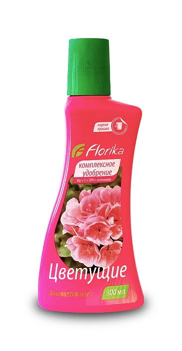 картинка ЖКУ Флорика для цветущих растений 0,3л (ЛамаТ) магазин Одежда+ являющийся официальным дистрибьютором в России 