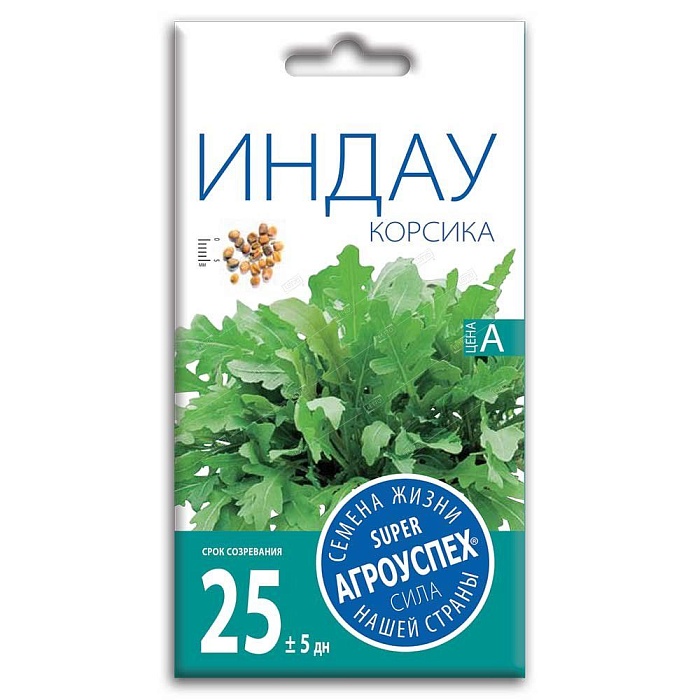 картинка Рукола индау Корсика 1г ц/п (Агроуспех) магазин Одежда+ являющийся официальным дистрибьютором в России 