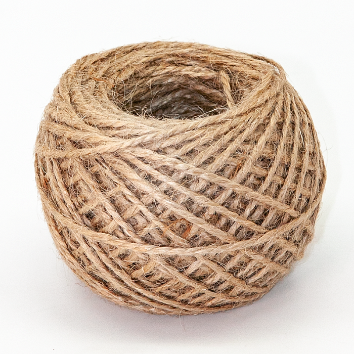 картинка Шпагат джутовый 50м 1200 текс (Komfi) 5/60 магазин Одежда+ являющийся официальным дистрибьютором в России 