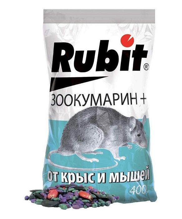 картинка Зоокумарин зерносмесь 400г Рубит *(Летто) 5/25 магазин Одежда+ являющийся официальным дистрибьютором в России 