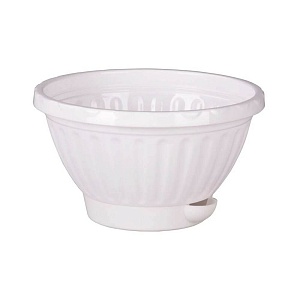 Кашпо Мирабель с/п 1,5л белый (Альтернатива)