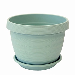 Кашпо Толедо 17 2л с/п мята (Техпласт)