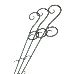 Держатель д/орхидей Н-60см Черный матовый/Дымчатый (ВМС)