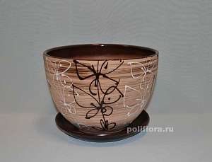 Горшок керамич Витраж 5,0л (Беларусь)