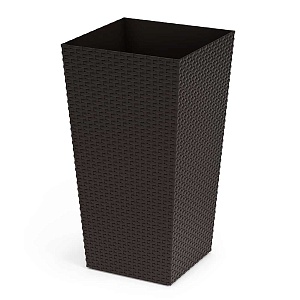 Кашпо Ротанг напольное 27*27*51 28л Мокко БШ8845 (Алеана)