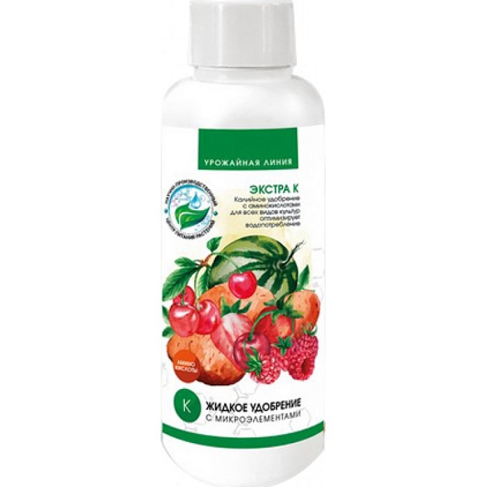 картинка Экстра К (калий) Урожайная линия 100мл (ТПР) 3/18 магазин Одежда+ являющийся официальным дистрибьютором в России 