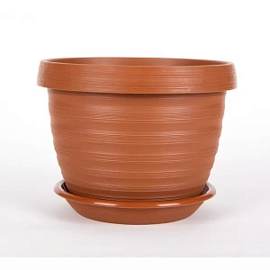 Кашпо Толедо 36 17,4л с/п терракот (Техпласт)