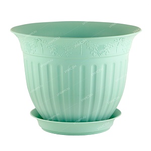 Кашпо Виноград 29 с/п 6л мята (Техпласт)