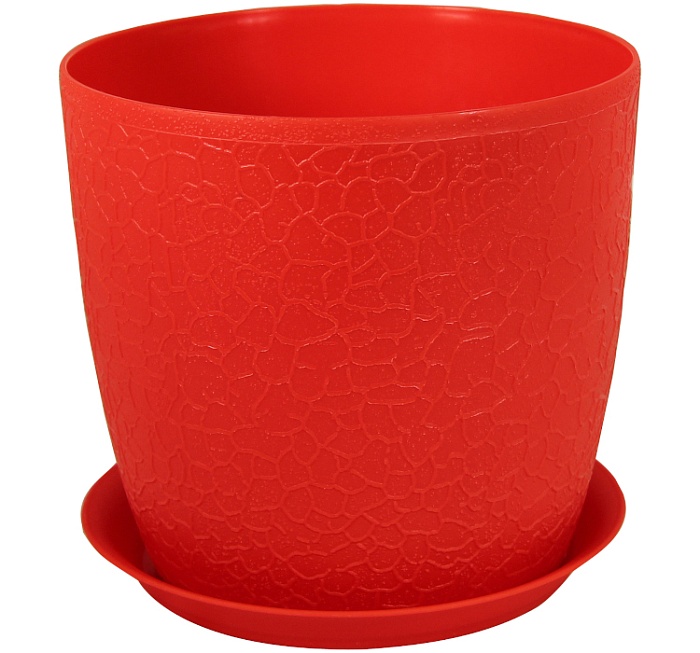картинка Кашпо Верона 18 с/п красный М3097 (М плас) магазин Одежда+ являющийся официальным дистрибьютором в России 