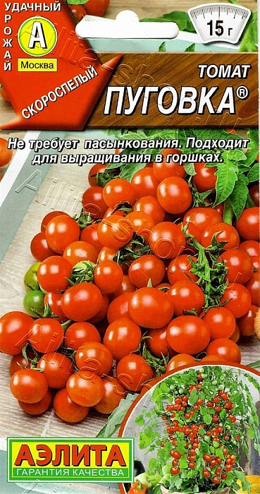 картинка Томат Пуговка 20шт ц/п (Аэлита)  магазин Одежда+ являющийся официальным дистрибьютором в России 