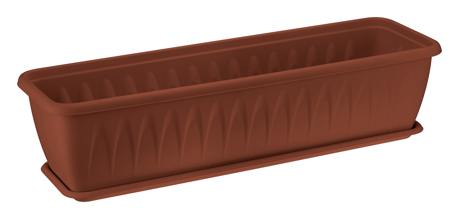 Ящик балконный Алиция с/п 40 терракот (М пласт) М3214