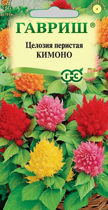 картинка Целозия перистая Кимоно, смесь 0,01г ц/п (Гавриш) магазин Одежда+ являющийся официальным дистрибьютором в России 