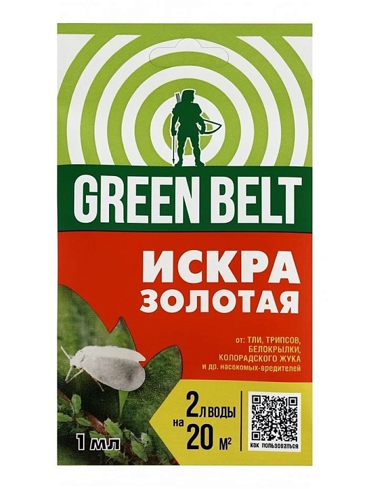 картинка Искра золотая 1мл от тли (ТехЭкс) 10/75 магазин Одежда+ являющийся официальным дистрибьютором в России 