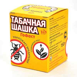 Шашка табачная Гефест мини 150г(160г) (НАР) 5/40 д/теплиц (вредители и болезни)