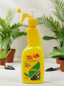 ЖКУ Чудо Спрей для Пальм, фикусов, драцен 0,5л (БХЗ) 6/12