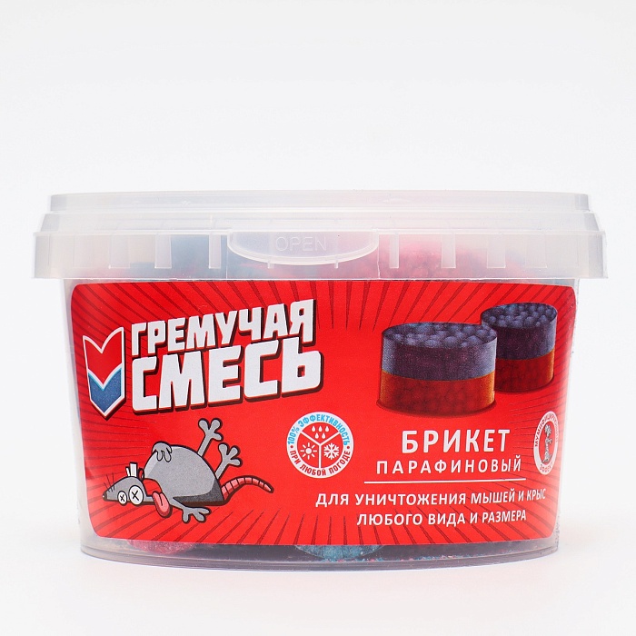 картинка Гремучая смесь, парафиновый брикет 400г (Виста) 3/18 магазин Одежда+ являющийся официальным дистрибьютором в России 
