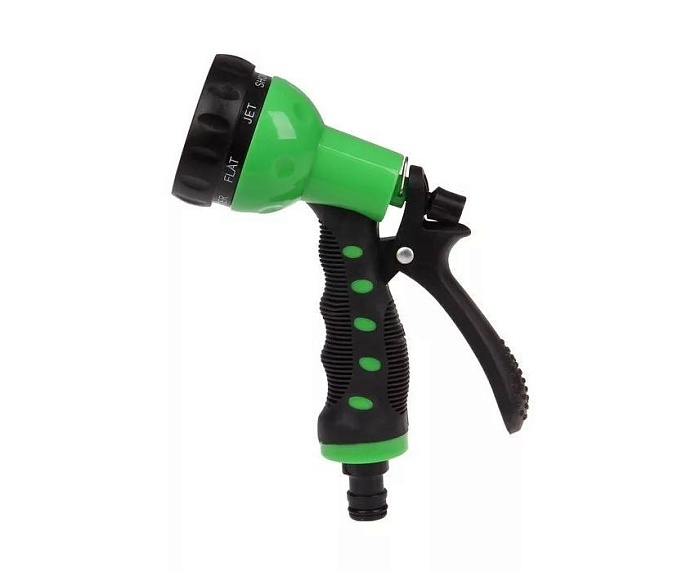 картинка Пистолет д/полива 8 режимов 21х14х5см 682438 магазин Одежда+ являющийся официальным дистрибьютором в России 