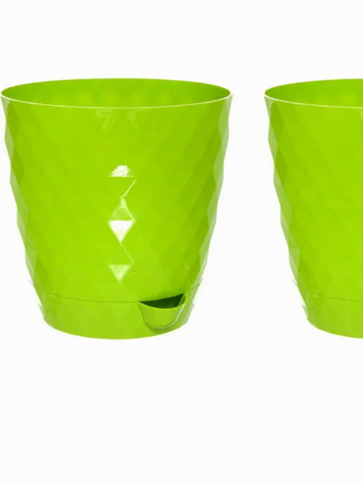 картинка Кашпо Румба 1л Киви (ПластАвеню) 2/ магазин Одежда+ являющийся официальным дистрибьютором в России 