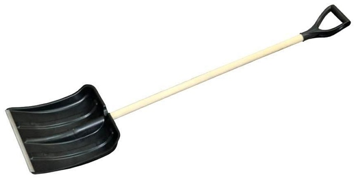 картинка Лопата снег. Аляска 36*36 с черенком и V-ручкой Б00144 (Урожай) магазин Одежда+ являющийся официальным дистрибьютором в России 