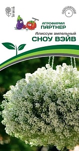 Алиссум ампельный Сноу Вэйв 10шт (Партнер)
