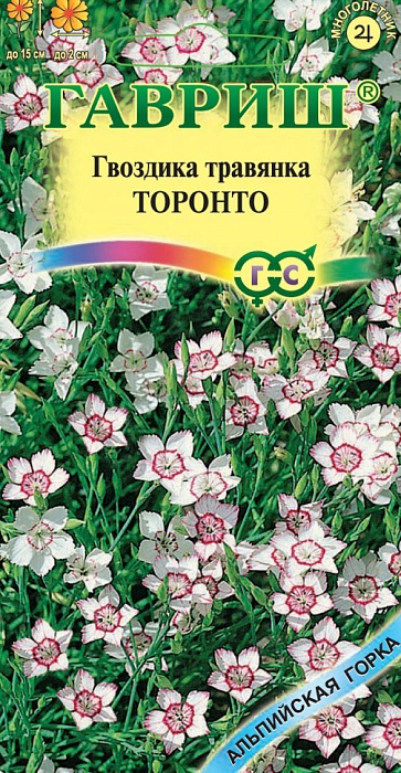 картинка Гвоздика травянка Торонто 0,05г ц/п (Гавриш)  магазин Одежда+ являющийся официальным дистрибьютором в России 