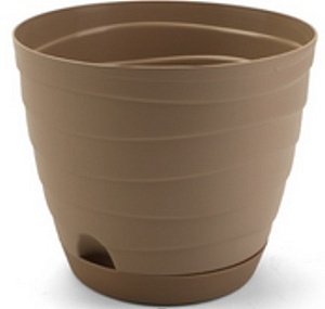 Кашпо Бриз с/п 0,7л бежевый темный (Радиан)