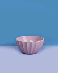 Кашпо Ракушка 2,4л с дрен.вставкой бисквит  (ПластАвеню)