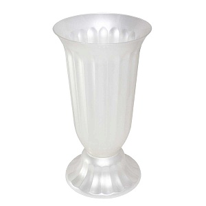 Ваза для цв.под срезку Цветочная №3 (6л) белая 03003 (Милих) 2/10