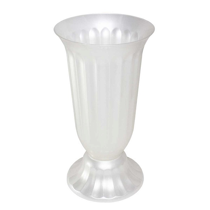 картинка Ваза для цв.под срезку Цветочная №3 (6л) белая 03003 (Милих) 2/10 магазин Одежда+ являющийся официальным дистрибьютором в России 