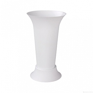 Ваза для цв.под срезку (д-185,в-310) белая (Альтернатива)