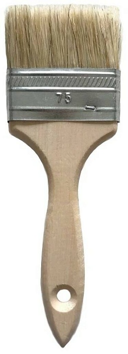 картинка Кисть маляр.плоск.75мм-3"нат щет.NA1308-5/361-4AL (12/600) магазин Одежда+ являющийся официальным дистрибьютором в России 