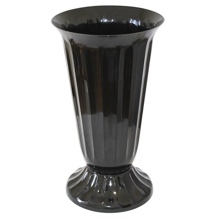 картинка Ваза для цв.под срезку Цветочная №3 (6л) черная 03003 (Милих) 2/10 магазин Одежда+ являющийся официальным дистрибьютором в России 