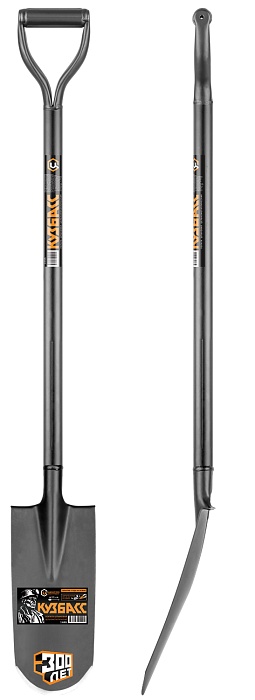 картинка Лопата штыковая Кузбасс цельнометал.дренажная 1546 (ЦИТ) магазин Одежда+ являющийся официальным дистрибьютором в России 