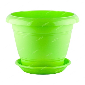 Кашпо Фестона 25 4,6л с/п зеленый (Техпласт)