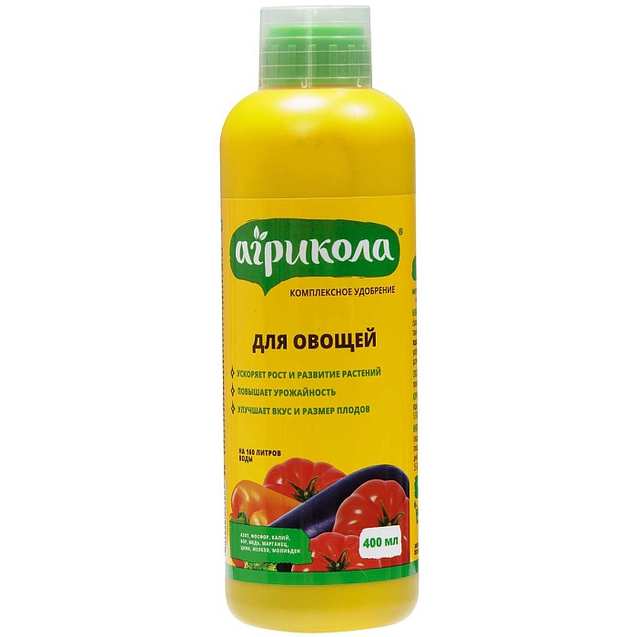 картинка Агрикола Аква Универсальное ДЛЯ ОВОЩЕЙ 400мл (ТехЭкс) 5/10 магазин Одежда+ являющийся официальным дистрибьютором в России 