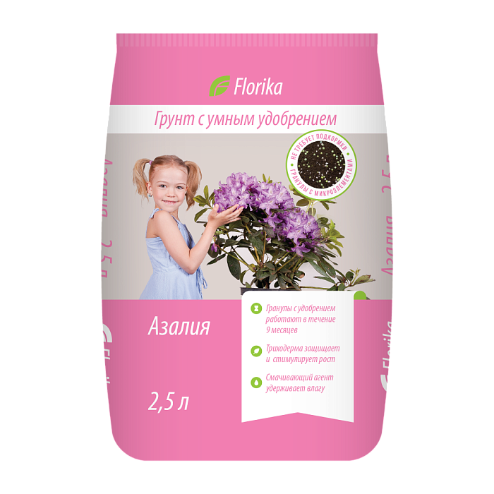картинка Грунт Флорика Азалия Камелия 2,5л (ЛамаТ) 6/12/720 магазин Одежда+ являющийся официальным дистрибьютором в России 