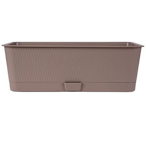 Ящик балконный с/п Прованс 40*17*13см фрапе (Техпласт)