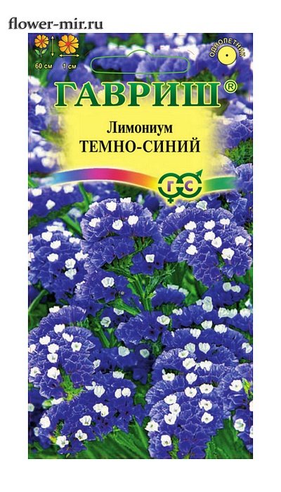 картинка Лимониум (Кермек) Темно-синий 0,1г ц/п (Гавриш) магазин Одежда+ являющийся официальным дистрибьютором в России 