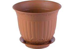 Кашпо Европа 1л с/п терракот (М пласт)