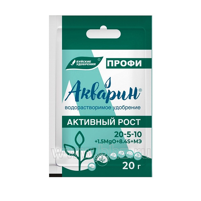 картинка Акварин Активный рост ПРОФИ 20г (БХЗ) 10/60 магазин Одежда+ являющийся официальным дистрибьютором в России 